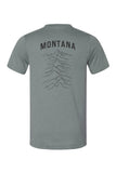 Range Montana Tshirt- Blue Storm/Dark Grey