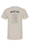 Range Montana Tshirt- Dust/Dark Grey