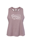 Heritage Crop Tank - Heather Orchid