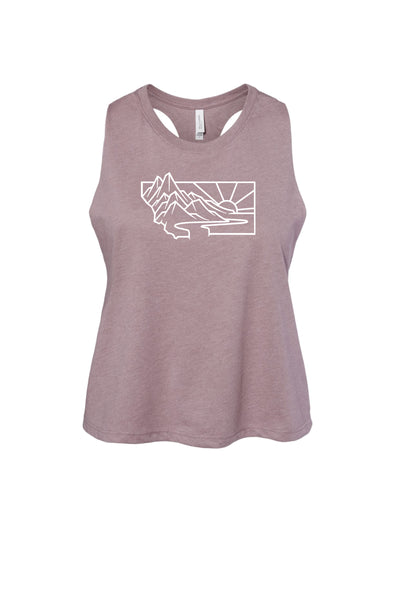 Heritage Crop Tank - Heather Orchid