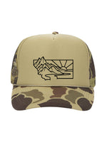 Heritage Foam Trucker Montana Hat - Camo