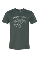 Trout Tee - Forest/Light Grey
