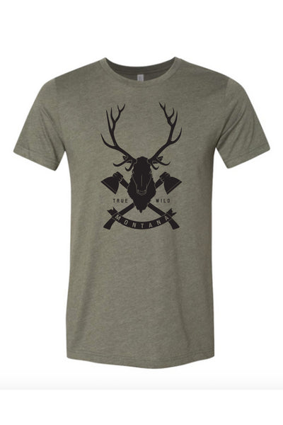 True Wild Tshirt - Military Green